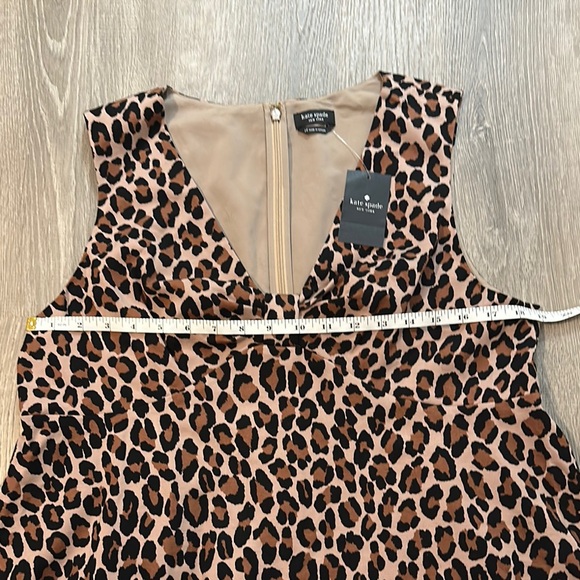 Kate Spade Women's Sz 14 Spotted Leopard Bow Knot Print Sleeveless Casual‎ Top - Picture 6 of 12